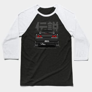 Monster Skyline GTR R33 (Black Obsidian) Baseball T-Shirt